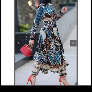 Stunning chain print pant set